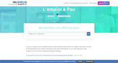 Desktop Screenshot of pau-emplois.com